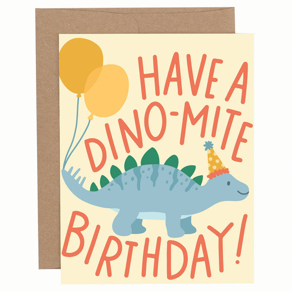 Pippi Post - Have A Dino-Mite Birthday Greeting Card