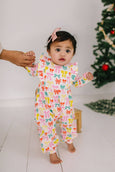 Ollie Jay - Mabel Romper in Holiday Bows