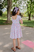 Ollie Jay - Classic Twirl Dress in Butterfly Rainbow
