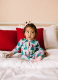 Ollie Jay - Zippy Bamboo Baby PJ in Trim The Tree