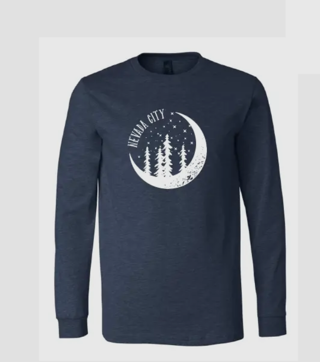 Nevada City Long Sleeve Adult T-shirt