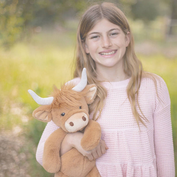 World's Softest Lushee 16 inch - Highlandee Cow - Beverly Hills Teddy Bear Company