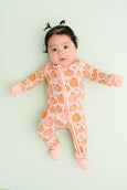 Little One Shop - Pretty In Pink Pumpkins Bamboo Sleeper