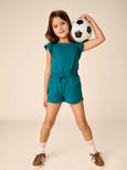 Tea Collection - Pom-Pom Gym Shorts - Scuba