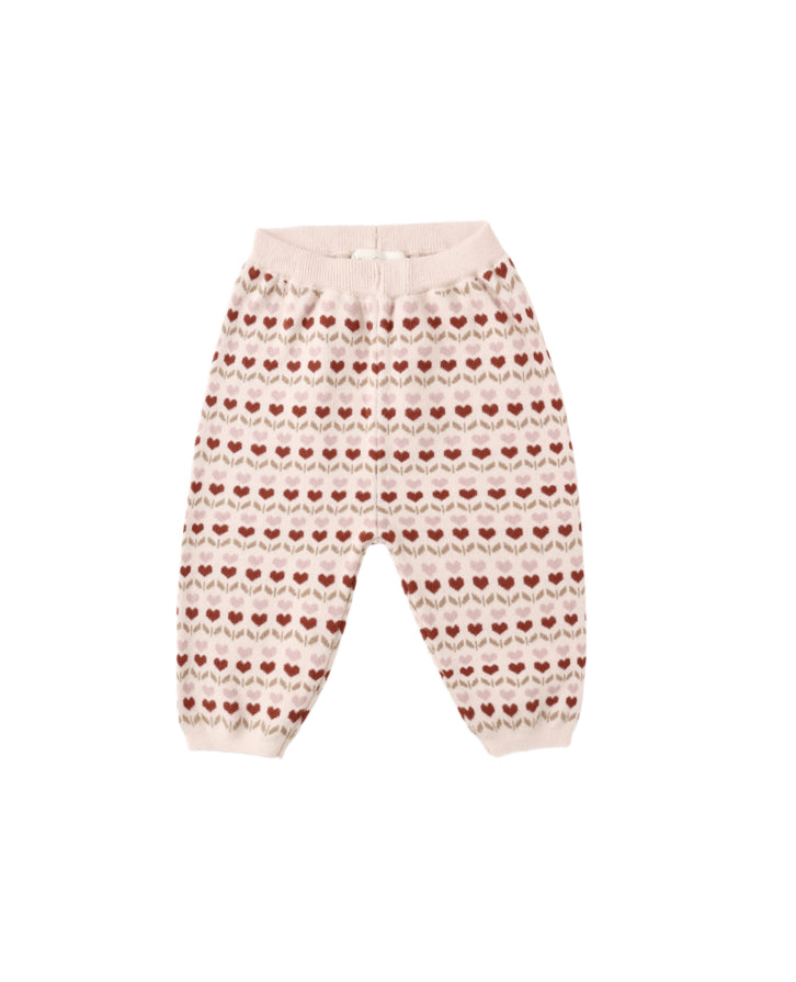 Rylee & Cru l Knit Pant - Ruby Hearts