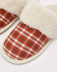 Rylee & Cru l Slippers in gift sack - Ruby Plaid
