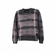 Raomio - Organic Cotton Crewneck — Limited Tie-Dye Drop purple