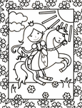EDC Publishing - Stained Glass Coloring, Princesses