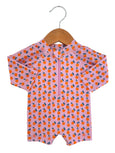 SIIX Collection - Oranges / Sonny Rashguard Swimsuit / UPF 50+