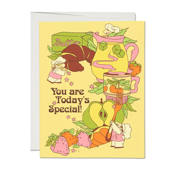 Red Cap Cards - Today's Special Encouragement Card