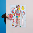 OMY - MY BODY GIANT STICKER POSTER