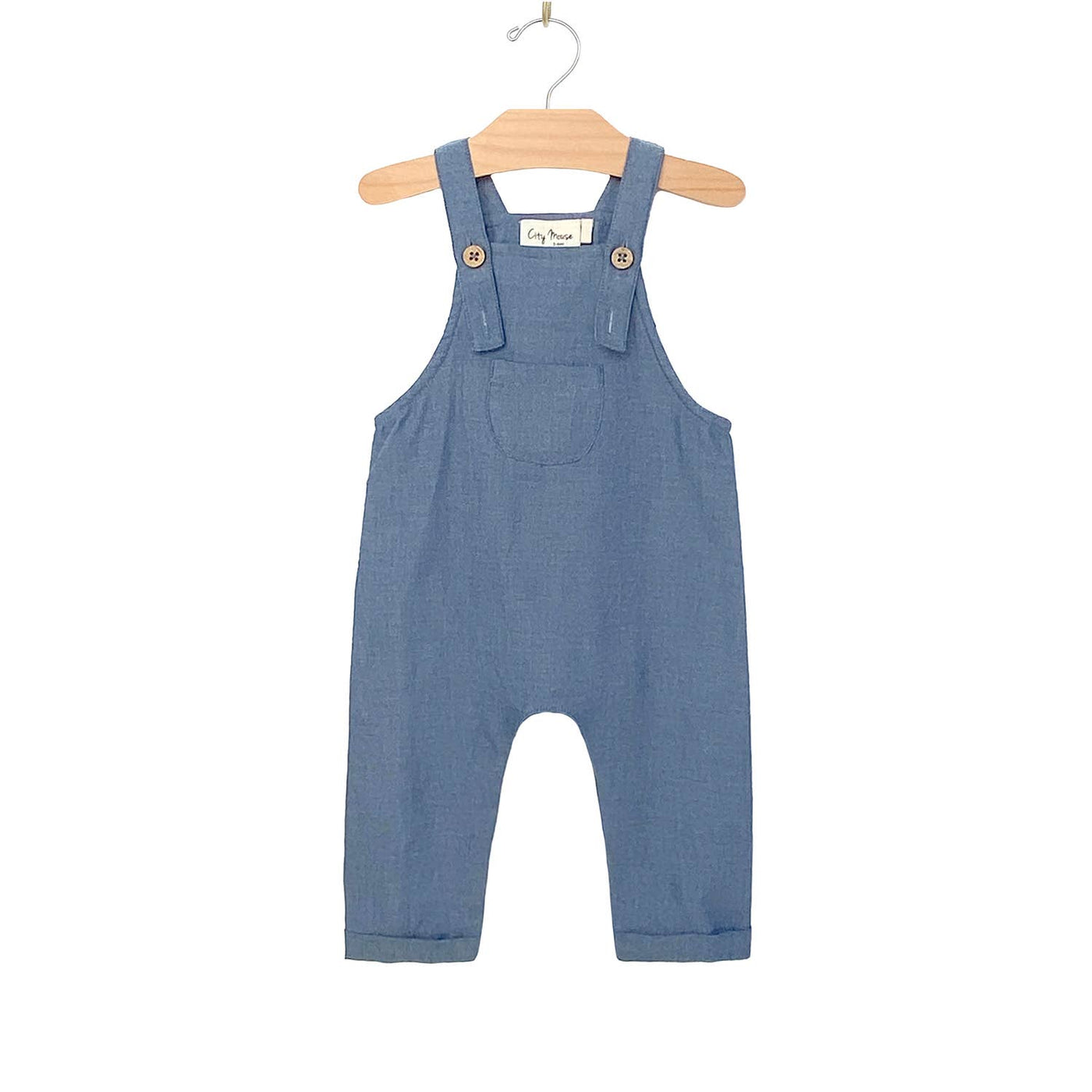 City Mouse Studio - Long Overall- Chambray