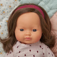 Miniland - Baby Doll Brunette Girl 15" inch