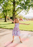Ollie Jay - Sofia Dress in Serenity Floral | Girls Twirl Dress