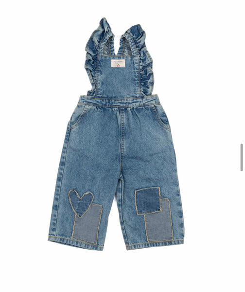 Wild Wawa - Denim Pinafore Jumpsuit
