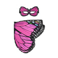 DREAMY DRESS-UPS® - Pink Monarch Butterfly Wings + Mask (Kids Cape Costume Set)