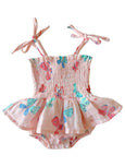 SIIX Collection - Whimsical Butterflies / Muslin Smocked Bubble w/ Skirt