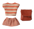 Maileg - Big Sister mouse clothes and bag - coral