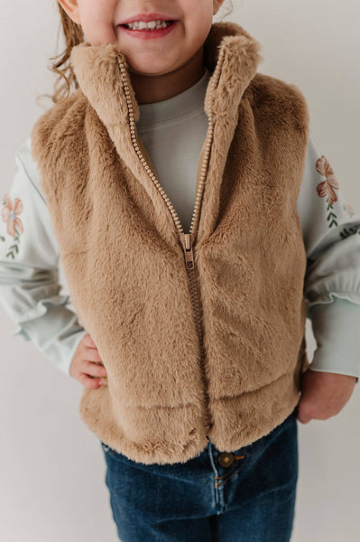 Babysprouts | Fur Vest - Beige