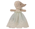 Maileg - Baby Mouse in gown- Mint