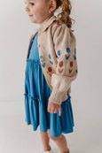 Babysprouts | Girl's Floral Knit Cardigan