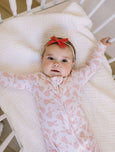 Ollie Jay - Zippy Bamboo Baby PJ in Ditsy Bunny
