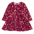Apple Park - Bamboo Blend L/S Twirly Tee Dress - Woodland Dreams