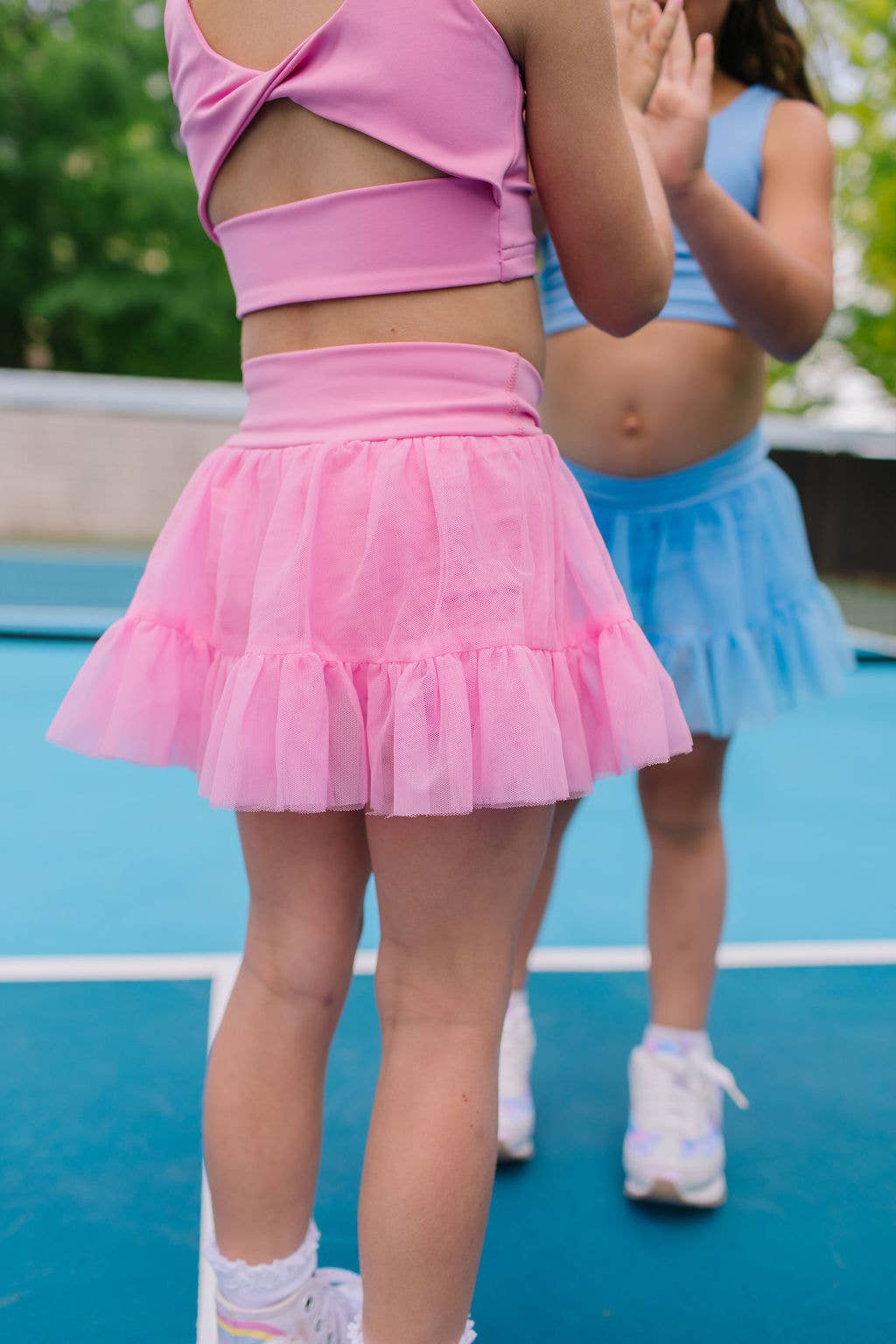 Ollie Jay - Ashlyn Athletic Skort in Carnation Pink Tulle