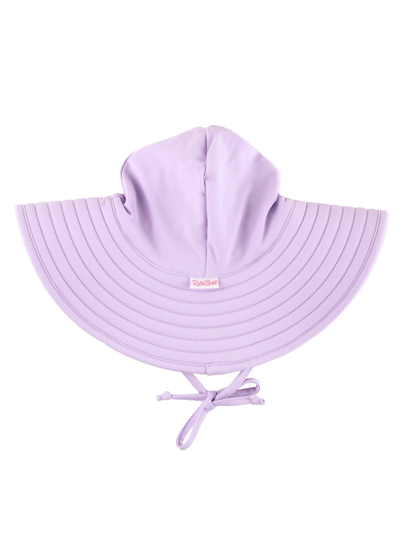 RuffleButts - Girls Lavender Swim Hat