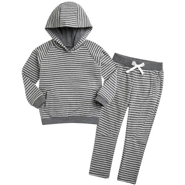 Vaenait Baby - Bengdi Hoodie Grey- Hoodie & Pants Set