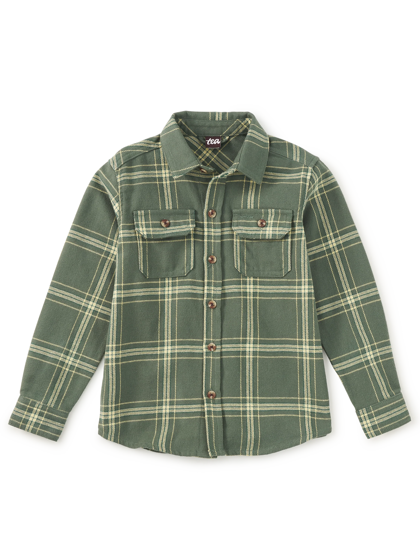 Tea Collection - Flannel Button Up Shirt