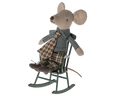 Maileg - Rocking Chair, Mouse - Dark Green