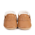 BirdRock Baby - Sherpa Baby Leather Moccasins - Classic Brown