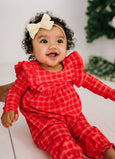 Ollie Jay - Mabel Romper in Red Picnic Plaid