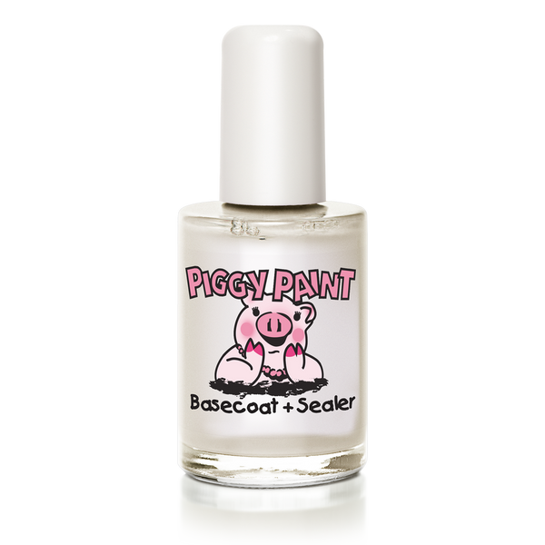 Piggy Paint - Basecoat + Sealer Nail Polish Non-Toxic Kids Nail Polish