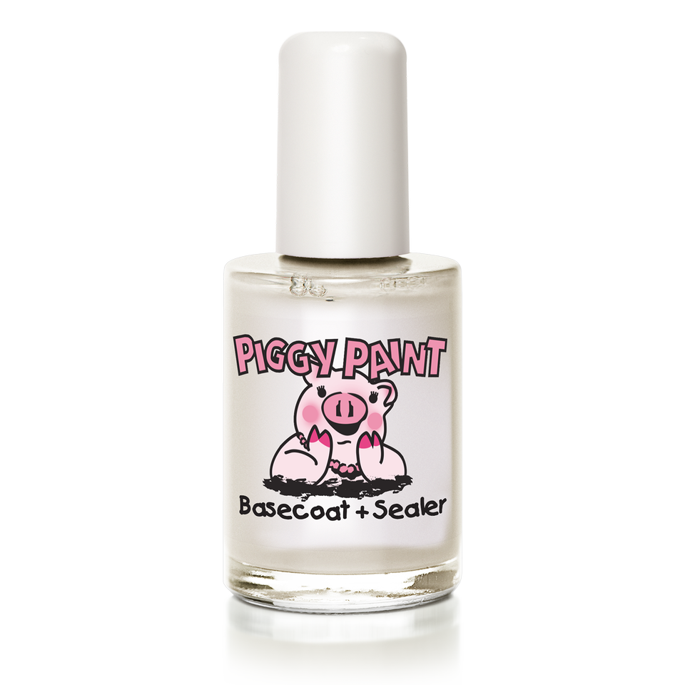 Piggy Paint - Basecoat + Sealer Nail Polish Non-Toxic Kids Nail Polish