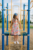 Ollie Jay - Classic Twirl Dress in Sunshine Tile