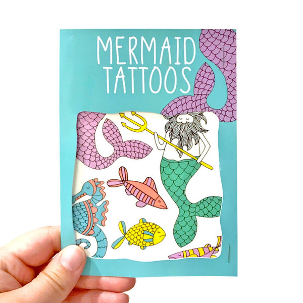 Neon Magpie - Mermaid Transfer Tattoos