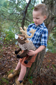 The Petting Zoo - 12" (32cm) Winter Reindeer Holiday Wild life