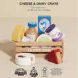 Le Toy Van, Inc. - Cheese & Dairy Wooden Market Crate