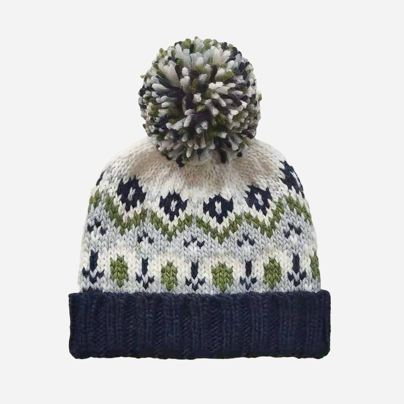 The Blueberry Hill - Fairisle Knit Hat, Navy | Baby & Kids Fall Winter Accessory