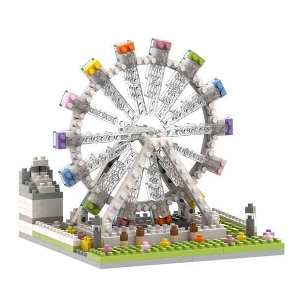 Toysmith - Brixies Small Gift Box Ferris Wheel