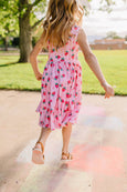 Ollie Jay - Tank Dress in Strawberry Dream | girls Pocket Twirl Dress