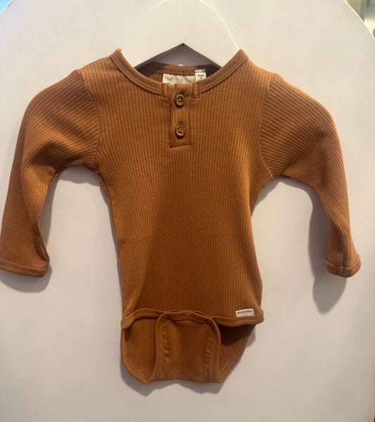 Minymo - Caramel Rib Onesie