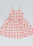 Good Apples Kids - Sleeveless Twirl Dress in Pink Daisies