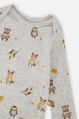 Deux Par Deux | Organic Cotton Onesie - Animal Print