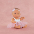 Miniland - Baby Doll Caucasian Girl 8 1/4''