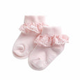 Vaenait Baby - Frill Ankle Socks - Classic Pink