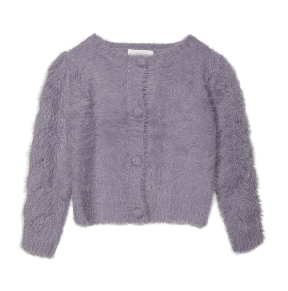 Creamie - Cardigan Fluffy Knit - Lavender