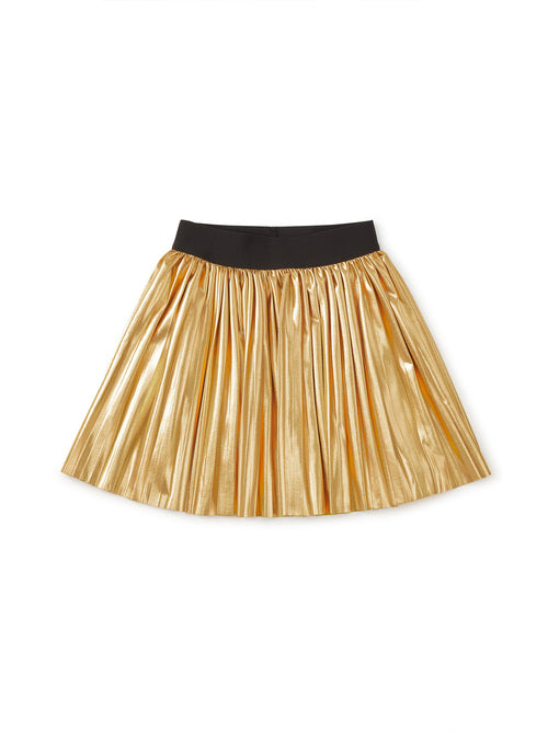 Tea Collection - Pleated Gold Skirt